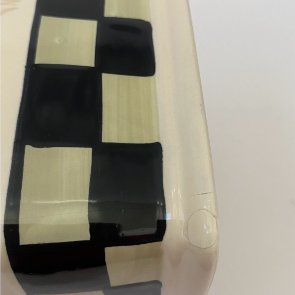 Warren Kimble Fat Cat in Tub Tissue Box Cover Ceramic Bath Black & White Tuxedo - Picture 6 of 8